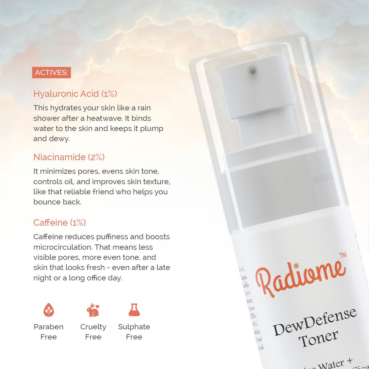 Radiome DewDefense Toner™
